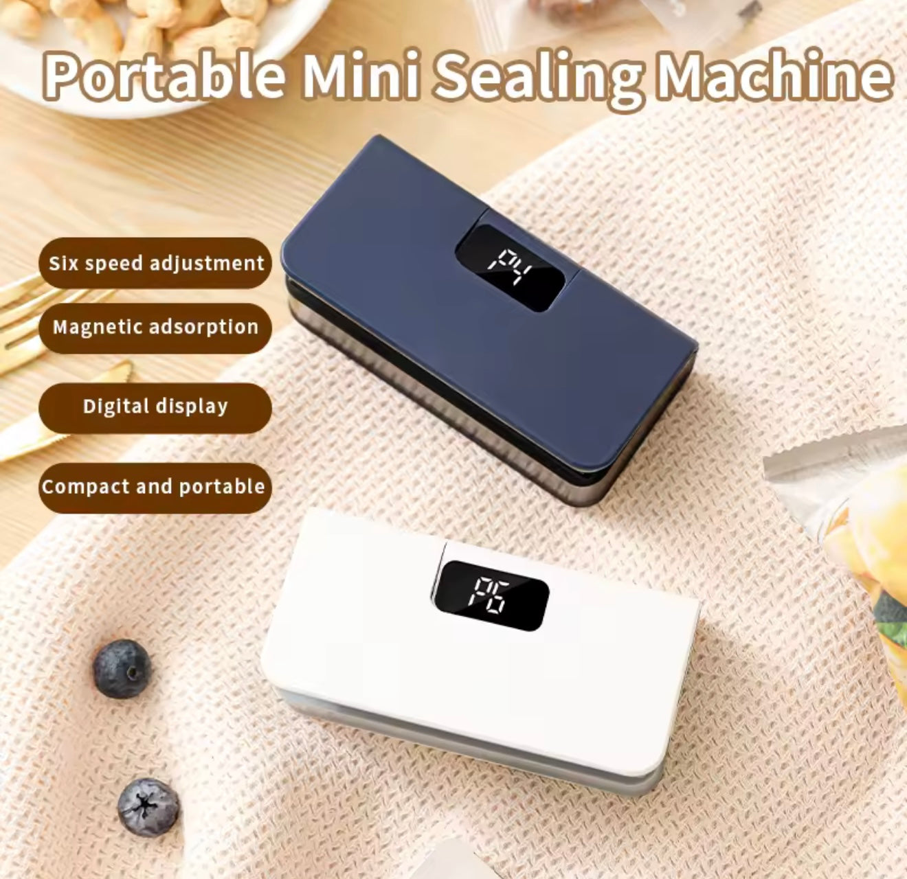 FreshSeal™ | Mini Sigillatrice Ricaricabile 2 in 1
