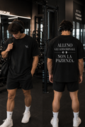 T-shirt Unisex “ALLENO GLI ADDOMINALI. NON LA PAZIENZA.” – Signature Edition