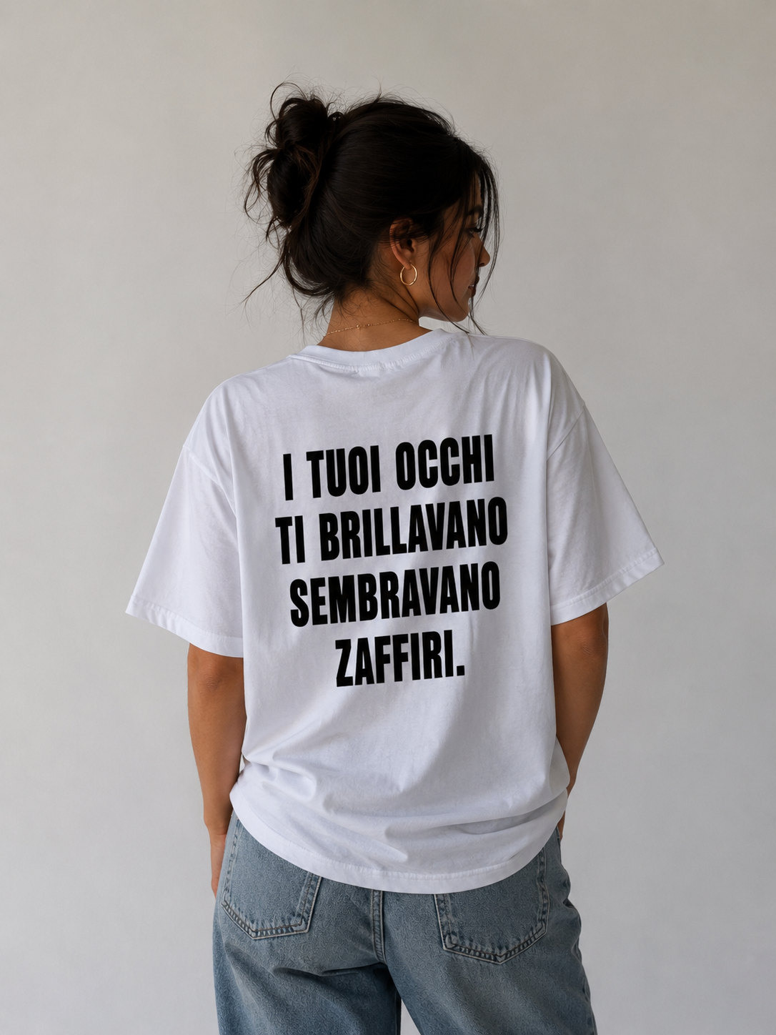 T-Shirt “I Tuoi Occhi Ti Brillavano”