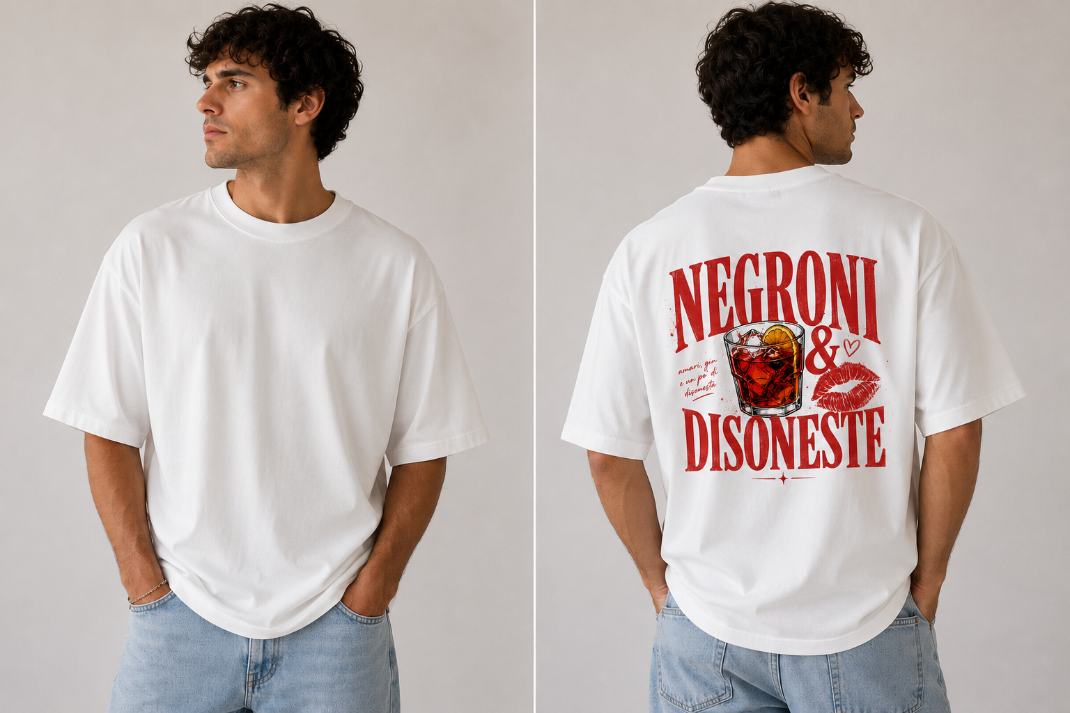 T-Shirt “Negroni & Disoneste”
